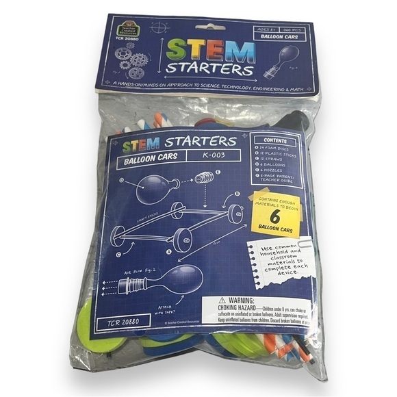 Teacher Created Resources STEM Starters: Balloon Cars - Picture 1 of 6
